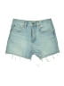 Zara Blue Denim Shorts Size 4 - photo 1