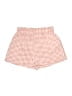 Shein Checkered-gingham Red Shorts Size M - photo 1