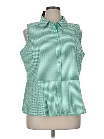 Kim Rogers Sleeveless Button-Down Shirt (view 1)