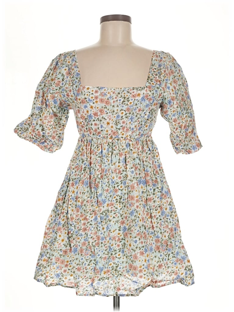 Pre-owned Mable Casual Dress In Blue