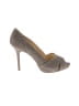 Nina Gray Gold Heels Size 8 - photo 1