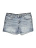 Midi Blue Denim Shorts Size 2 - photo 1