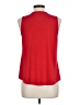 By & By Red Sleeveless Blouse Size L - photo 2