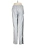 Adidas 100% Polyester Solid Silver Track Pants Size M - photo 2