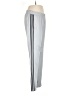 Adidas 100% Polyester Solid Silver Track Pants Size M - photo 4