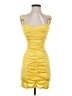 Love 100% Polyester Yellow Cocktail Dress Size 3 - photo 1