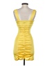 Love 100% Polyester Yellow Cocktail Dress Size 3 - photo 2