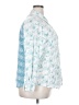 Style&Co 100% Rayon Print Teal White 3/4 Sleeve Blouse Size 2X - photo 4