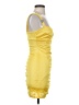 Love 100% Polyester Yellow Cocktail Dress Size 3 - photo 4