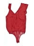 The Impeccable Pig 100% Polyester Red Bodysuit Size S - photo 1