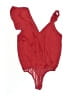 The Impeccable Pig 100% Polyester Red Bodysuit Size S - photo 2