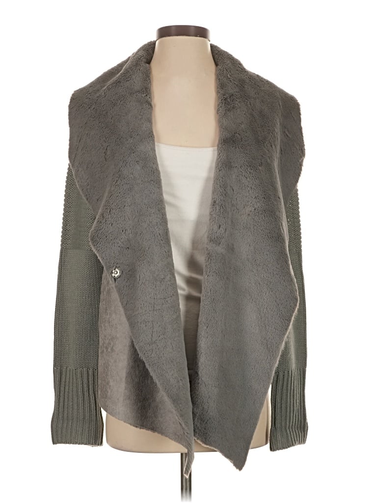 Pre-owned Blanc Noir Sweater Vest In Gray