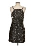 Trendyol 100% Polyester Stars Black Gold Cocktail Dress Size 36 waist - photo 2