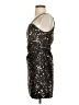 Trendyol 100% Polyester Stars Black Gold Cocktail Dress Size 36 waist - photo 5