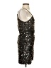 Trendyol 100% Polyester Stars Black Gold Cocktail Dress Size 36 waist - photo 4