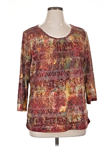 Kim Rogers 3/4 Sleeve Top (view 1)