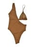 MATTE Collection Brown One Piece Swimsuit Size S - photo 2