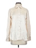 Rachel Zoe Metallic Ivory Long Sleeve Blouse Size S - photo 1