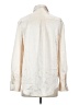 Rachel Zoe Metallic Ivory Long Sleeve Blouse Size S - photo 2
