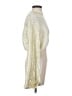Anewsta 100% Polyester Metallic Ivory Cardigan Size 4 - photo 4