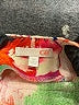 GB Print Orange Pink Shorts Size M - photo 3