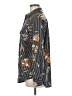 Madison 100% Polyester Print Gray Long Sleeve Blouse Size M - photo 5