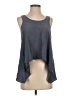Aaron Ashe 100% Silk Gray Sleeveless Silk Top Size S - photo 1