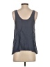 Aaron Ashe 100% Silk Gray Sleeveless Silk Top Size S - photo 2