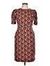 Boden Print Red Casual Dress Size 10L - photo 1