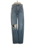 AGOLDE 100% Cotton Hearts Blue Jeans Size 26 waist - photo 1