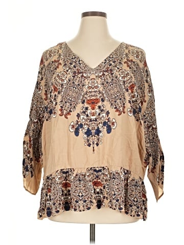 Suzanne Betro 3/4 Sleeve Blouse (view 1)