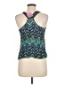LE3NO 100% Rayon Teal Tank Top Size M - photo 2