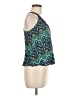 LE3NO 100% Rayon Teal Tank Top Size M - photo 4