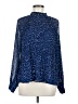 Halogen 100% Polyester Blue Long Sleeve Blouse Size M - photo 1