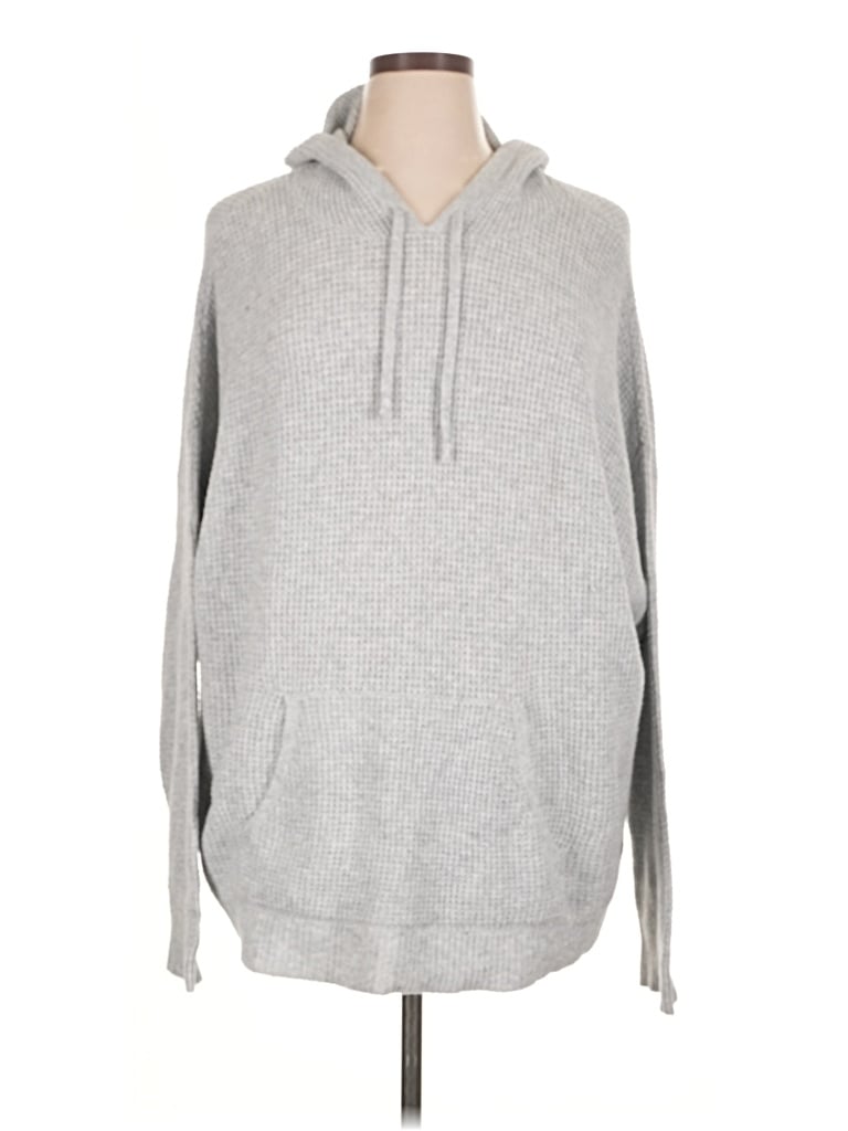 Pre-owned Aerie Pullover Hoodie In Gray