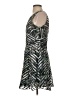 Parker 100% Polyester Chevron-herringbone Silver Cocktail Dress Size XS - photo 5