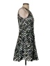 Parker 100% Polyester Chevron-herringbone Silver Cocktail Dress Size XS - photo 4