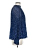 Halogen 100% Polyester Blue Long Sleeve Blouse Size M - photo 4