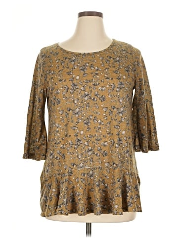 Suzanne Betro 3/4 Sleeve Top (view 1)
