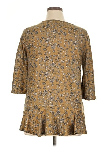 Suzanne Betro 3/4 Sleeve Top (view 2)