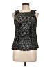 Tulle Black Sleeveless Blouse Size L - photo 1