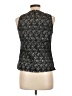 Tulle Black Sleeveless Blouse Size L - photo 2