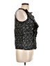 Tulle Black Sleeveless Blouse Size L - photo 4