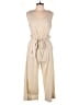 B Collection by Bobeau Solid Tan Jumpsuit Size XL - photo 1
