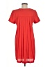 Zara Basic Solid Red Casual Dress Size M - photo 2
