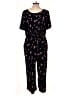 Kaileigh Floral Black Jumpsuit Size 1X - photo 2