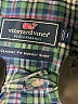 Vineyard Vines Performance 100% Polyester Argyle Green Long Sleeve Blouse Size S - photo 7
