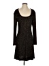 Connected Apparel Tweed Brown Casual Dress Size 00 - photo 1