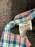 Vineyard Vines Performance 100% Polyester Plaid Teal Long Sleeve Blouse Size M - photo 8