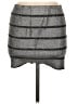 CHERYL CREATION Stripes Gray Silver Casual Skirt One size - photo 1